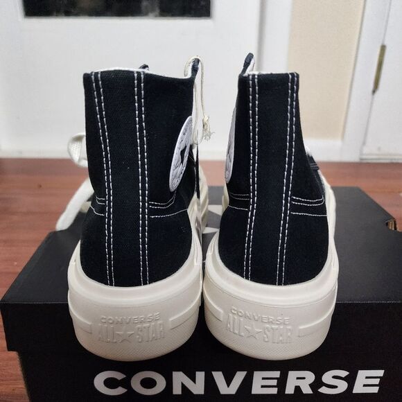 Converse Chuck Taylor Black Cruise Hightop Sneakers 9/8 NIB - Picture 10 of 12